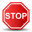 Vector illustration of Stop sign