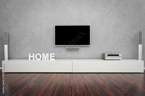 Photo: Modern Living Room with TV Modern Living Room with TV