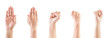 Hand gesture of  woman