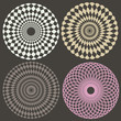 optical illusion elements vector collection