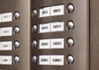 Photo: building intercom. Apartment numbers in Spanish building intercom. Apartment numbers in Spanish
