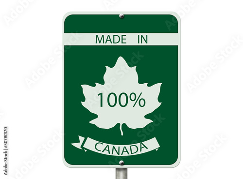 Illustration: 100 Percent Made in Canada 100 Percent Made in Canada