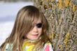 portrait fille, 7 ans , hiver