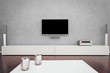Photo: Modern Living Room with TV Modern Living Room with TV