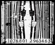 Bar code with prisoner hands