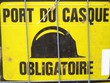 Port du casque obligatoire - Chantier