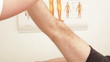 Patient at the physiotherapy