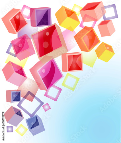 Vector: sfondo cubi sfondo cubi