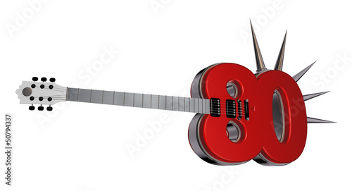 Illustration: number eighty guitar number eighty guitar
