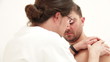 Patient at the physiotherapy