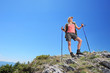 A Young  Woman With Backpack A...