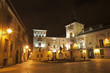 Madrid - Plaza de Villa at night