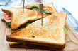 Sandwich with chicken