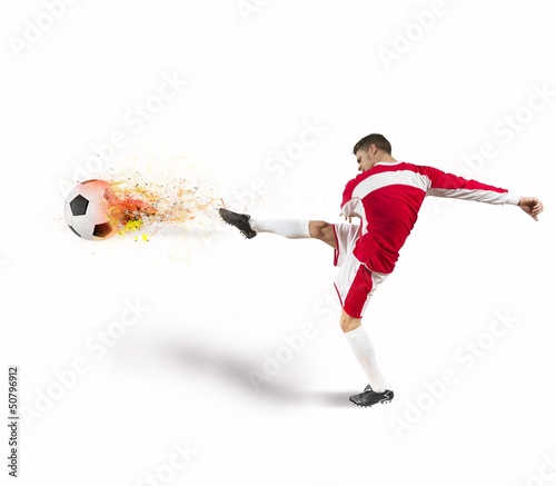 Photo: Football player power Football player power