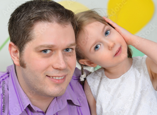 Photo: Family portrait: Father and daughter Family portrait: Father and daughter