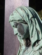 Detail einer Grabstatue