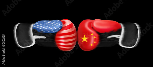 Photo: Boxing concept on different backgrounds Boxing concept on different backgrounds