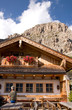 Berghütte und Cirspitzen - Dolomiten - Alpen