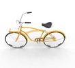 Yellow Bike Side Top View