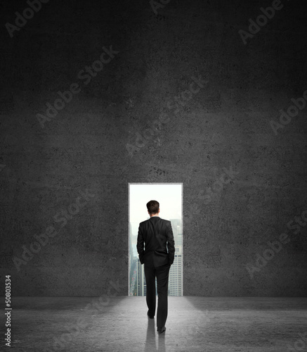 Photo: businessman walking businessman walking
