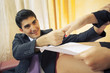 Young Businessman makes advances