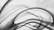 Black and White 3D Shapes Flowing in Looping Background