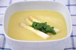 Spargelcremesuppe mit Bärlauch