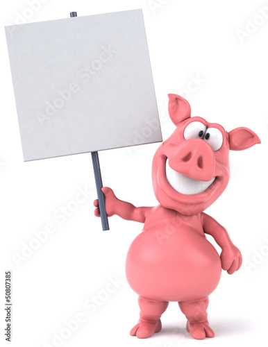 Illustration : Fun pig Fun pig