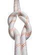 Two ropes bond in reef-knot