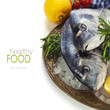 fresh seafood on ice