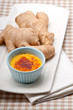 fresh ginger creme brulee dessert