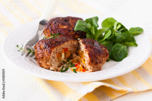 Photo: minced meat patties minced meat patties