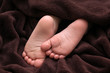 Newborn baby feet