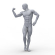 The beautiful and strong bodybuilder