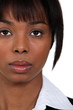 Head-shot of African businesswoman