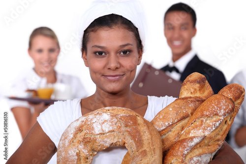 Photo: Restaurant staff Restaurant staff