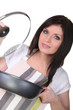 Woman cooking