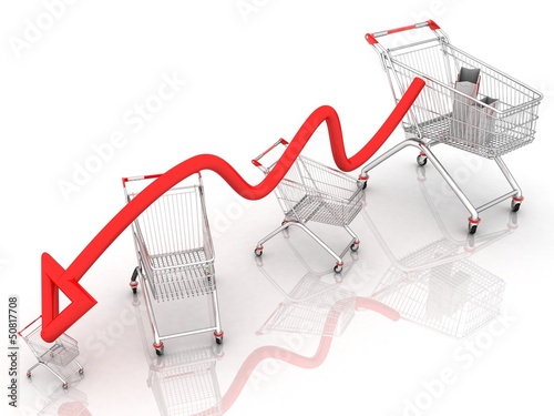Illustration: (packages for shopping,for shopping cart)schedule of purchases (packages for shopping,for shopping cart)schedule of purchases