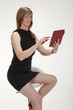 Woman using an Ipad