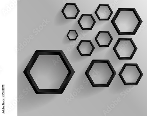 Vector: Vector abstract background Hexagon. Web Design Vector abstract background Hexagon. Web Design