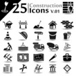 Construction icons set, basic series