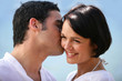 Romantic couple outdoors