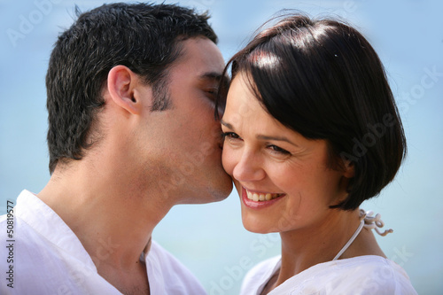 Photo: Romantic couple outdoors Romantic couple outdoors