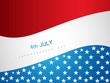 4th july american independence day vector