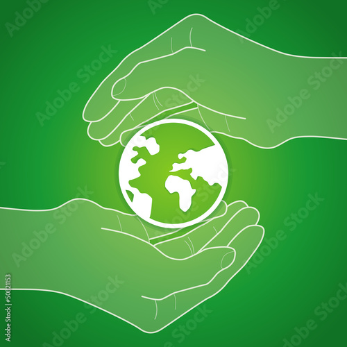 Vector: Vector ecology concept Vector ecology concept