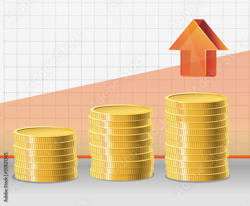 Vector: Vector golden coins Vector golden coins