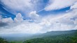 time lapse of cloud movement on hill