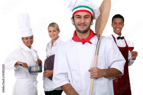 Photo: Restaurant staff Restaurant staff