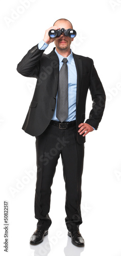 Photo: man with binoculars man with binoculars