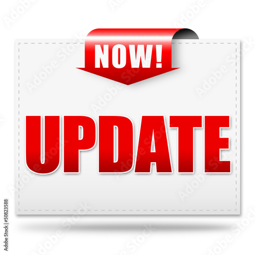 Photo: Update now! Button, Icon Update now! Button, Icon